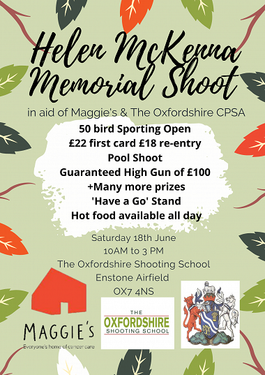 The Oxfordshire CPSA Charity Shoot